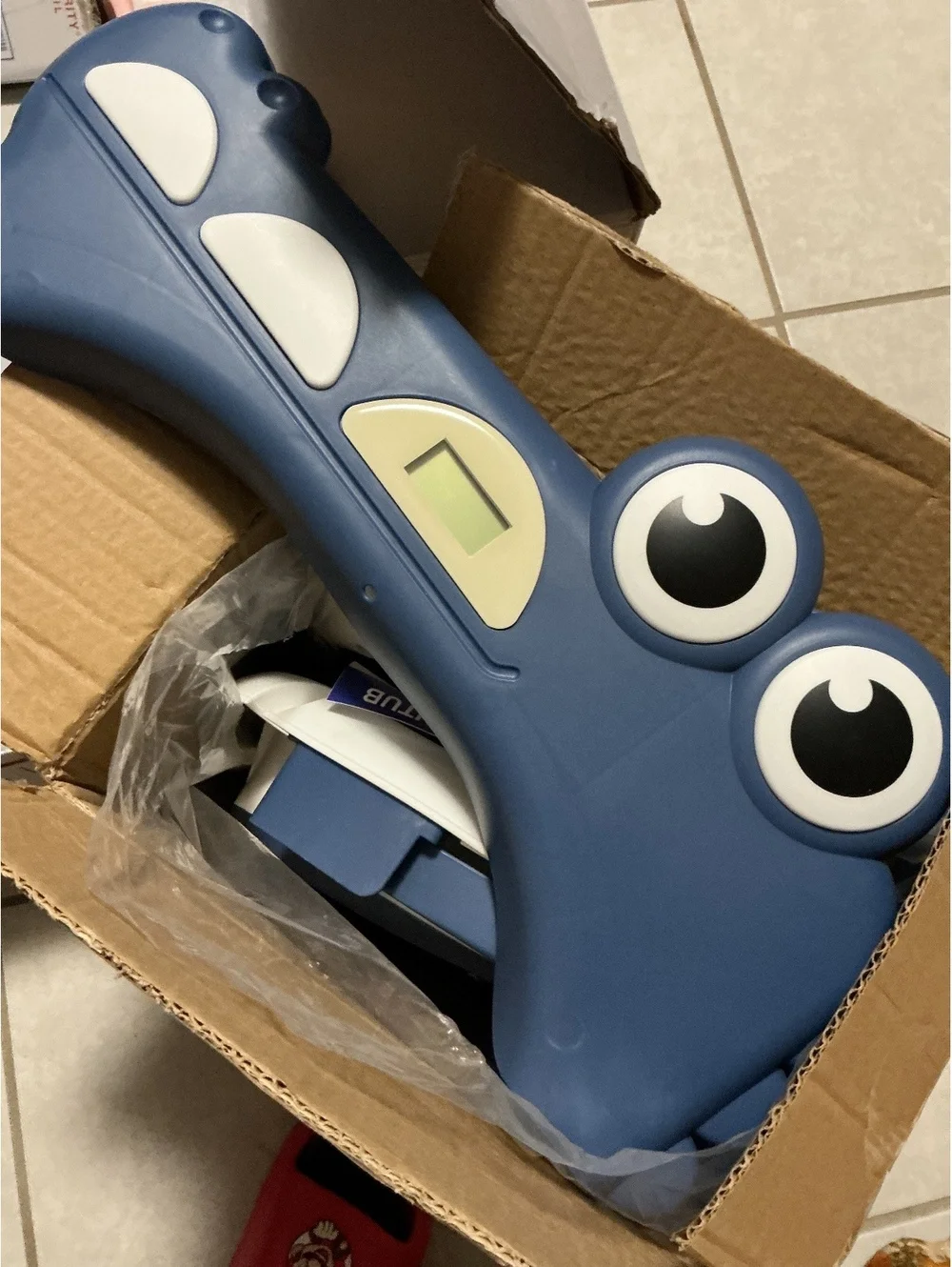 Foldable baby bath blue alligator